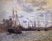 THe Seine at Rouen Claude Monet